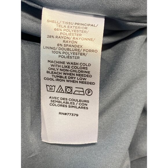 Ann Taylor Women's Blue Pegged Dress Sz 2 (EUR 38) - NWT - Picture 6 of 7